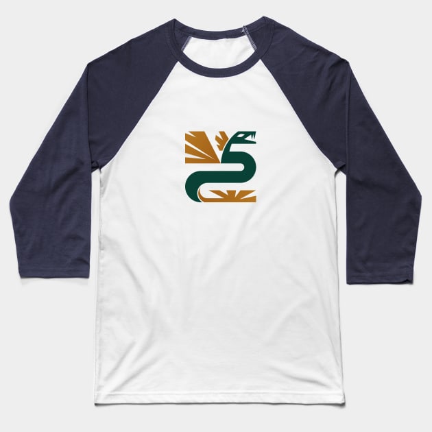 Quetzalcóatl Baseball T-Shirt by Léo Alexandre